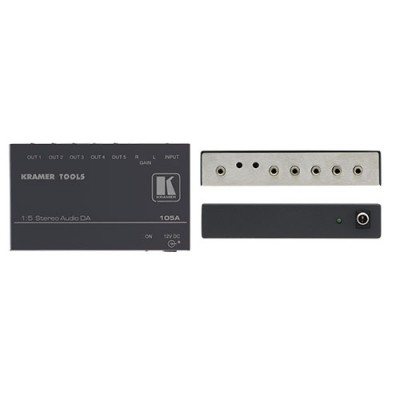 Bộ chia 1-5 và khuếch đại audio Kramer 105A