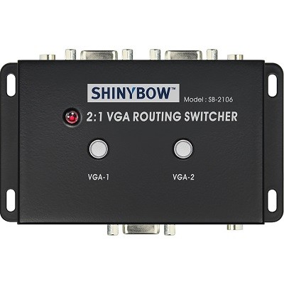 Shinybow SB-2106 2x1 VGA-STEREO AUDIO ROUTING SWITCHER