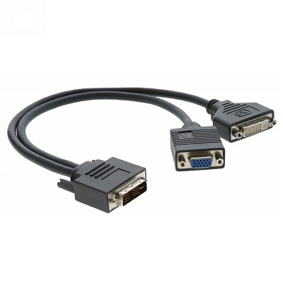 DVI-I(M) to DVI-D(F) and 15-pin HD(F) Adapter Cable Kramer  ADC-DM-DF-GF