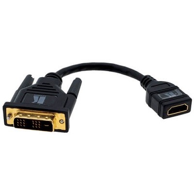 DVI−D (M) to HDMI (F) Adapter Cable ADC-DM-HF